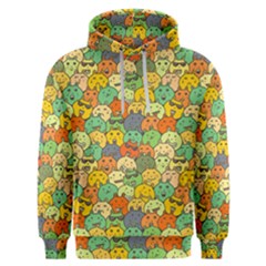 Seamless Pattern With Doodle Bunny Men s Overhead Hoodie by uniart180623