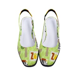 Funny-animals-cartoon Women s Classic Slingback Heels by uniart180623