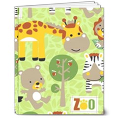 Funny-animals-cartoon 8  X 10  Hardcover Notebook by uniart180623