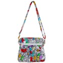 Graffiti-characters-seamless-pattern Zipper Messenger Bag View3