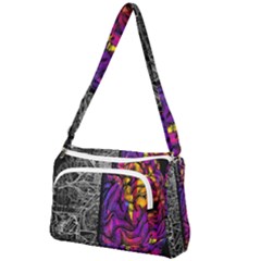 Ambiguity Tobe Brain Duality Mind Minimal Thinking Front Pocket Crossbody Bag by uniart180623