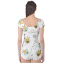 Bee Art Pattern Design Wallpaper Background Print Boyleg Leotard  View2