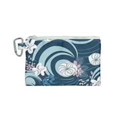 Flowers Pattern Floral Ocean Abstract Digital Art Canvas Cosmetic Bag (small) by uniart180623