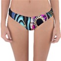 Garden Flower Nature Digital Art Abstract Reversible Hipster Bikini Bottoms View1