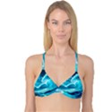 Ai Generated Waves Ocean Sea Tsunami Nautical Sea Reversible Tri Bikini Top View3