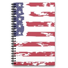 Flag Usa Unite Stated America 5 5  X 8 5  Notebook by uniart180623