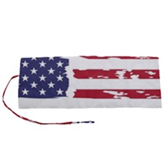 Flag Usa Unite Stated America Roll Up Canvas Pencil Holder (s) by uniart180623