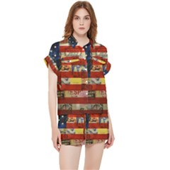 Usa Flag United States Chiffon Lounge Set by uniart180623