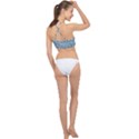 Mazipoodles Dusty Duck Egg Blue White Donuts Polka Dot Halter Bikini Top View2