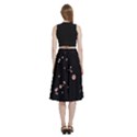 Abstract Rose Gold Glitter Background A-Line Full Circle Midi Skirt With Pocket View4