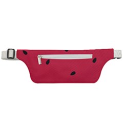Minimalist Summer Watermelon Wallpaper Active Waist Bag by Ravend