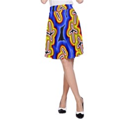 Newart2 A-line Skirt by hogartharts