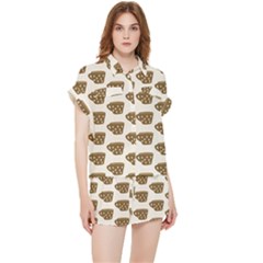 Cozy Coffee Cup Chiffon Lounge Set by ConteMonfrey