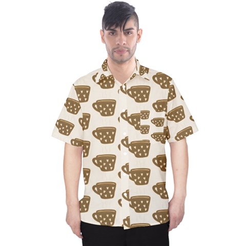 Cozy Coffee Cup Men s Hawaii Shirt by ConteMonfrey