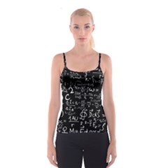 E=mc2 Text Science Albert Einstein Formula Mathematics Physics Spaghetti Strap Top by uniart180623