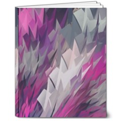 Colorful Artistic Pattern Design 8  X 10  Hardcover Notebook by uniart180623