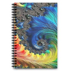 Colorful Digital Art Fractal Design 5 5  X 8 5  Notebook by uniart180623