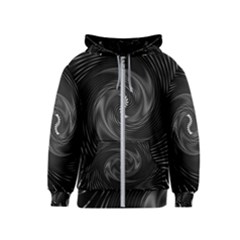 Abstract Mandala Twirl Kids  Zipper Hoodie by uniart180623