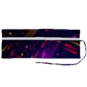 Colorful Abstract Background Creative Digital Art Colorful Geometric Artwork Roll Up Canvas Pencil Holder (M) View2