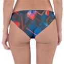 Minimalist Abstract Shaping Abstract Digital Art Minimalism Reversible Hipster Bikini Bottoms View2