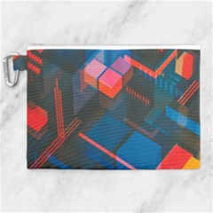 Minimalist Abstract Shaping Abstract Digital Art Minimalism Canvas Cosmetic Bag (xl) by uniart180623