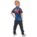 Minimalist Abstract Shaping Abstract Digital Art Minimalism Kids  Polo Tee View2