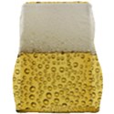 Texture Pattern Macro Glass Of Beer Foam White Yellow Art Car Seat Velour Cushion  View2