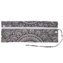 Mandala Circles Drawing Pattern Roll Up Canvas Pencil Holder (M) View2