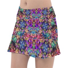 Flower Patterns Abstract Pattern Digital Art Classic Tennis Skirt by uniart180623