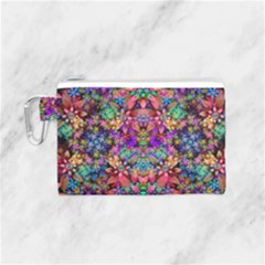 Flower Patterns Abstract Pattern Digital Art Canvas Cosmetic Bag (small) by uniart180623