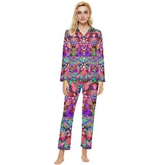 Flower Patterns Abstract Pattern Digital Art Womens  Long Sleeve Velvet Pocket Pajamas Set by uniart180623