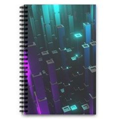 Abstract Building City 3d 5 5  X 8 5  Notebook by uniart180623