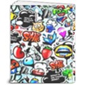 Graffiti Art Cartoon Comic 8  x 10  Softcover Notebook View2