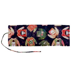 Ugly Christmas Roll Up Canvas Pencil Holder (m) by uniart180623