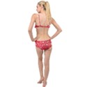 Christmas Pattern Red Layered Top Bikini Set View2
