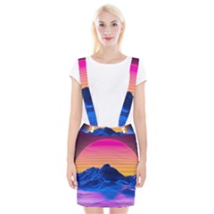 Sun Ultra Artistic 3d Illustration Sunset Braces Suspender Skirt by uniart180623
