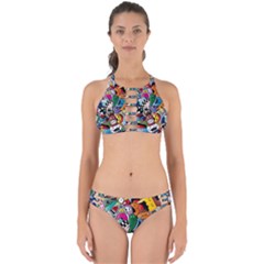 Cartoon Explosion Cartoon Characters Funny Perfectly Cut Out Bikini Set by uniart180623
