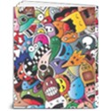 Cartoon Explosion Cartoon Characters Funny 8  x 10  Hardcover Notebook View2