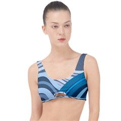 Waves Ink Abstract Texture Art The Little Details Bikini Top by uniart180623