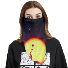 High Speed Waterdrop Drops Water Face Covering Bandana (triangle) by uniart180623