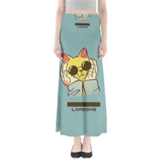Loading Cat Cute Cuddly Animal Sweet Plush Full Length Maxi Skirt by uniart180623