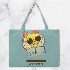 Loading Cat Cute Cuddly Animal Sweet Plush Medium Tote Bag by uniart180623