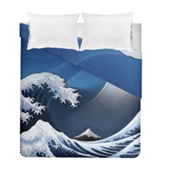 The Great Wave Off Kanagawa Duvet Cover Double Side (full/ Double Size) by Grandong