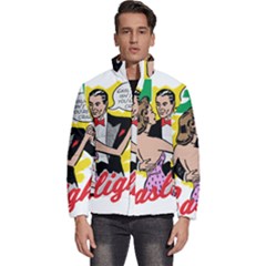 G Is For Gaslight Funny Dance1-01 Men s Puffer Bubble Jacket Coat by shoopshirt
