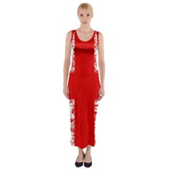 Union Jack London Flag Uk Fitted Maxi Dress by Celenk