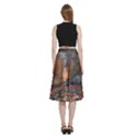 Breathe In Nature Background A-Line Full Circle Midi Skirt With Pocket View4