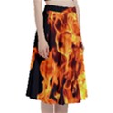 Live Coals A-Line Full Circle Midi Skirt With Pocket View3