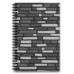 Black And Grey Wall 5 5  X 8 5  Notebook by ConteMonfrey
