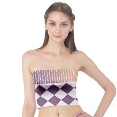 Abstract Shapes Colors Gradient Tube Top by Simbadda