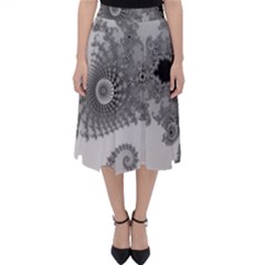 Apple Males Almond Bread Abstract Mathematics Classic Midi Skirt by Simbadda